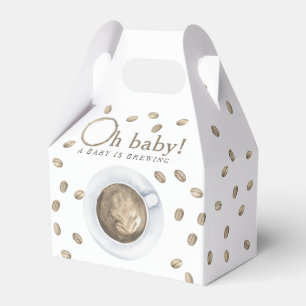 Kaffee-Baby-Dusche - ein Baby braut Geschenkschachtel