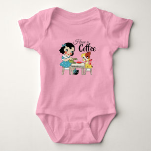 Kaffee baby strampler