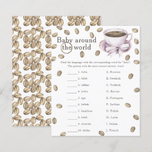 Kaffee-Babydusche - Baby auf der ganzen Welt