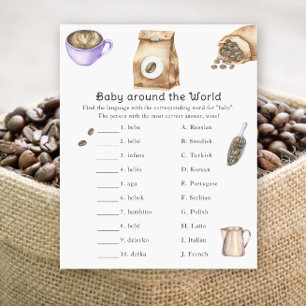 Kaffee-Babydusche - Baby auf der ganzen Welt