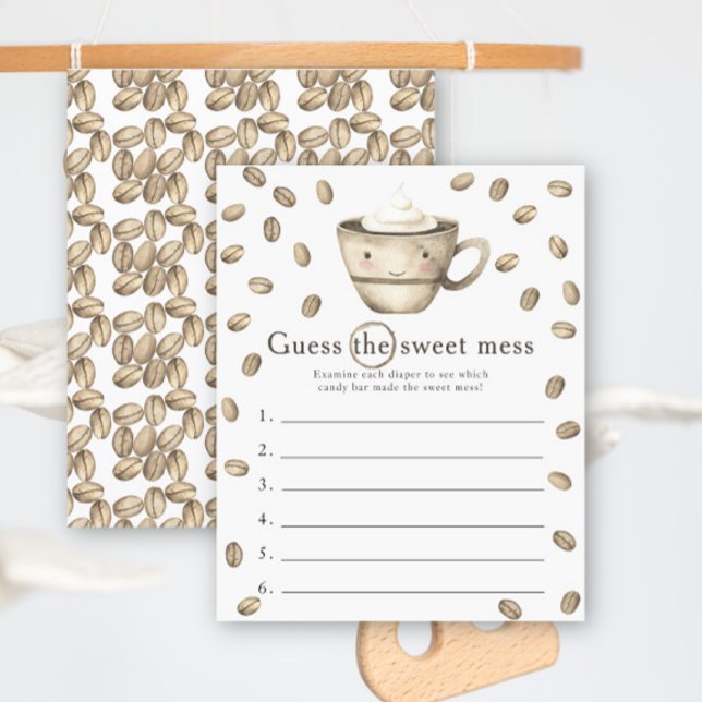 Kaffee Babydusche Raten Sie das süße Schlamaspiel (Von Creator hochgeladen)