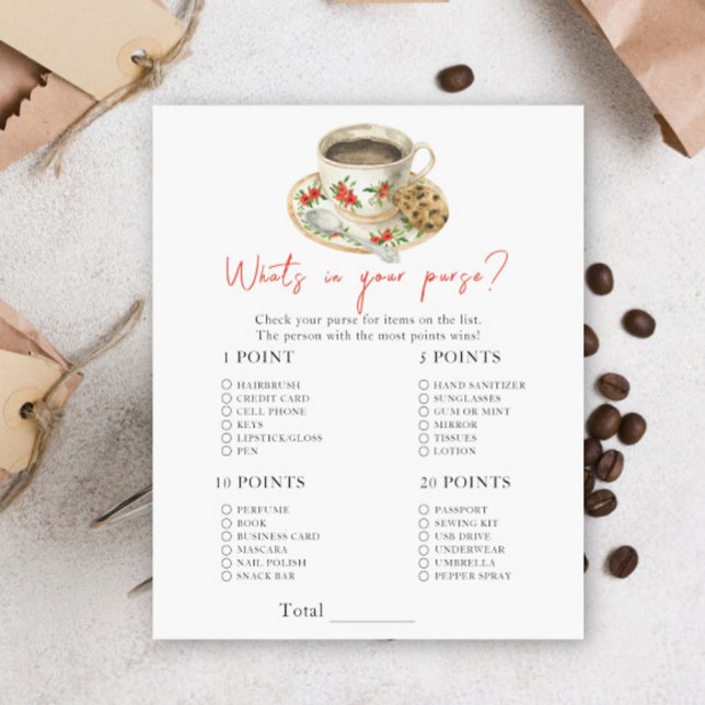 Kaffee-Babydusche - Was steckt in Ihrem Handtasche (Von Creator hochgeladen)