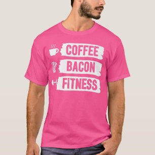 Kaffee-Bacon-Fitness T-Shirt