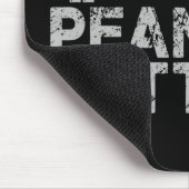 Kaffee, Barbells und Erdnussbutter - Funny Workout Mousepad (Ecke)