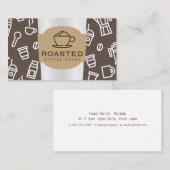 Kaffee Barista Visitenkarte (Vorne/Hinten)