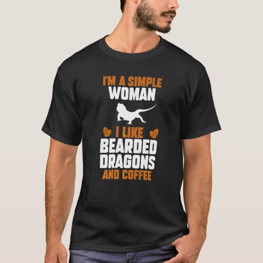 Kaffee Bartagame T-Shirt (Vorderseite)