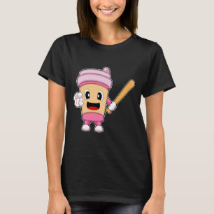 Kaffee Baseball Schlagholz T-Shirt