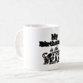 Kaffee Bean Birthstone Kaffeetasse (Vorderseite Links)