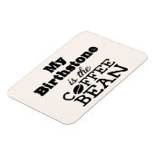 Kaffee Bean Birthstone Magnet (Linke Seite)