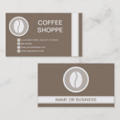 KAFFEE BEAN Bubble Visitenkarte (Vorne/Hinten)
