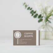 KAFFEE BEAN Bubble Visitenkarte (Stehend Vorderseite)