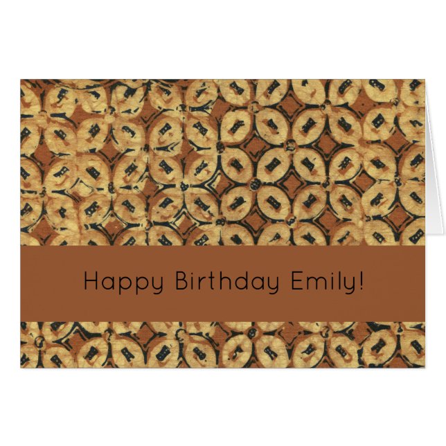 Kaffee Bean Earthy Boho Rustic (Vorderseite (Horizontal))