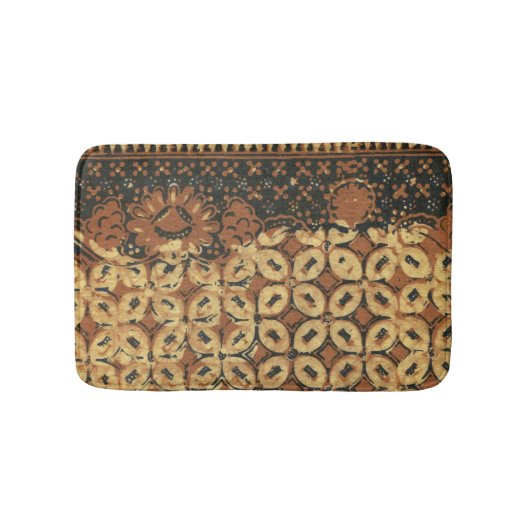 Kaffee Bean Earthy Boho Rustic Badematte (Vorderseite)