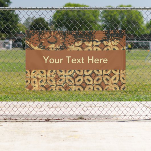 Kaffee Bean Earthy Boho Rustic Banner (Insitu)