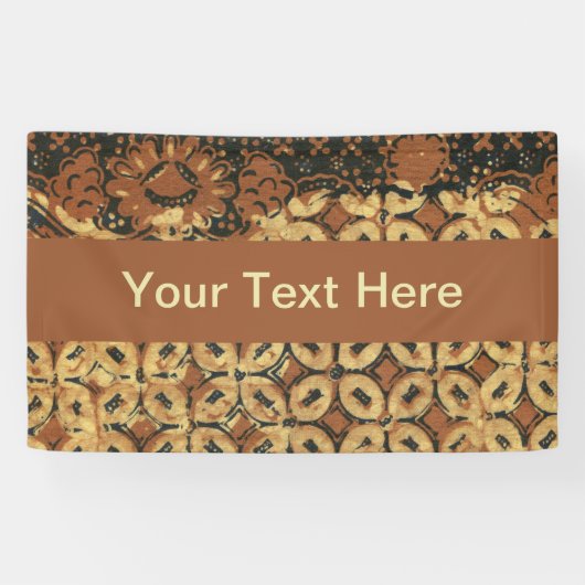 Kaffee Bean Earthy Boho Rustic Banner (Horizontal)