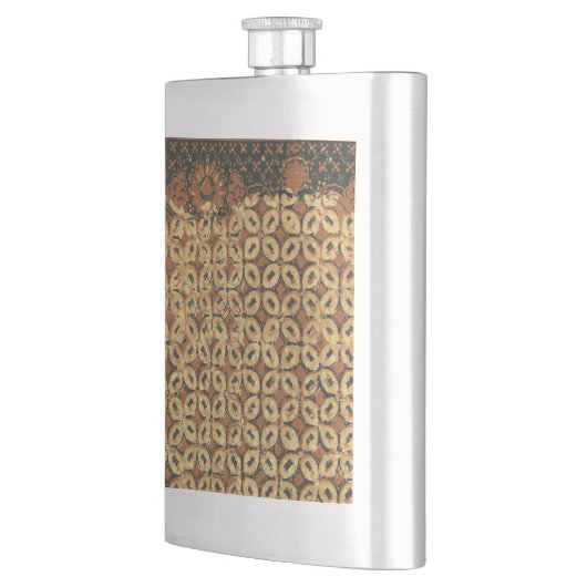 Kaffee Bean Earthy Boho Rustic Flachmann (Links)