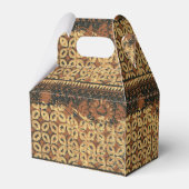 Kaffee Bean Earthy Boho Rustic Geschenkschachtel (Rückseite)