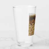 Kaffee Bean Earthy Boho Rustic Glas (Rechts)