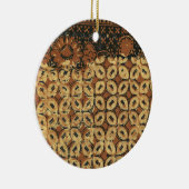 Kaffee Bean Earthy Boho Rustic Keramik Ornament (Rechts)