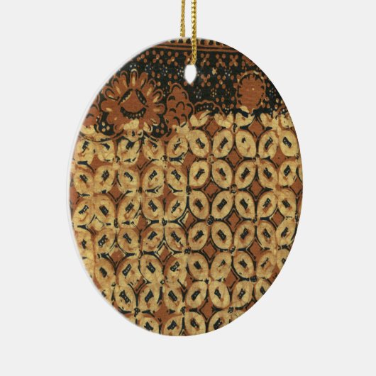 Kaffee Bean Earthy Boho Rustic Keramik Ornament (Rechts)