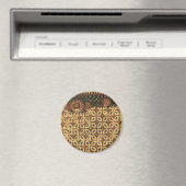 Kaffee Bean Earthy Boho Rustic Magnet (In Situ (Geschirrspüler))