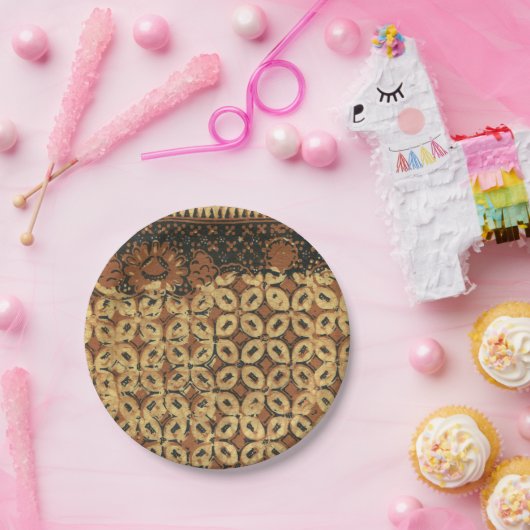 Kaffee Bean Earthy Boho Rustic Pappteller (Party)