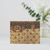 Kaffee Bean Earthy Boho Rustic Postkarte (Stehend Vorderseite)