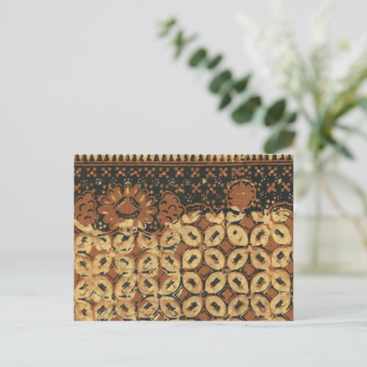 Kaffee Bean Earthy Boho Rustic Postkarte (Stehend Vorderseite)