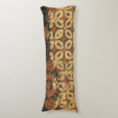 Kaffee Bean Earthy Boho Rustic Seitenschläferkissen (Vorderseite Vertikal)