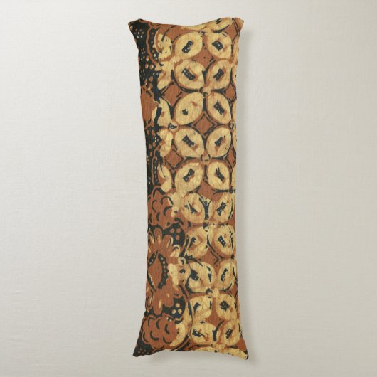 Kaffee Bean Earthy Boho Rustic Seitenschläferkissen (Vorderseite Vertikal)