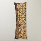 Kaffee Bean Earthy Boho Rustic Seitenschläferkissen (Rückseite (Vertikal))