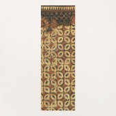 Kaffee Bean Earthy Boho Rustic Yogamatte (Vorderseite)