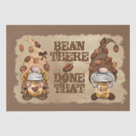 Kaffee Bean Latte Gnomes Decoupage Seidenpapier