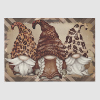Kaffee Bean Latte Gnomes Decoupage Seidenpapier