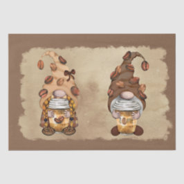 Kaffee Bean Latte Gnomes Decoupage Seidenpapier