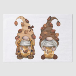 Kaffee Bean Latte Gnomes Decoupage Seidenpapier