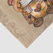 Kaffee Bean Latte Gnomes Decoupage Seidenpapier (Detail)