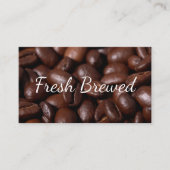 Kaffee Bean Pile Visitenkarte (Vorderseite)