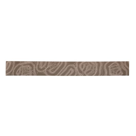 Kaffee Bean Satin Ribbon Satinband (Vorderseite)