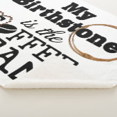 Kaffee Bean Sherpa Blanket Sherpadecke (3/4)