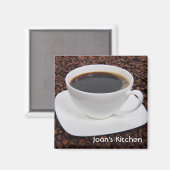 Kaffee Bean Tasse Magnet (Vorderseite/Rückseite)