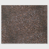 KAFFEE BEANS PATTERN GESCHENKPAPIER (Flach)