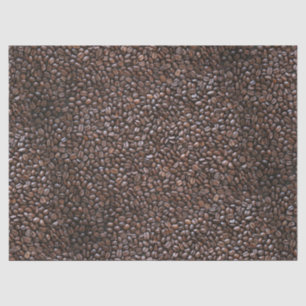 KAFFEE BEANS PATTERN SEIDENPAPIER
