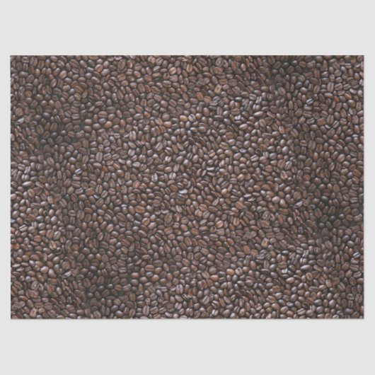 KAFFEE BEANS PATTERN SEIDENPAPIER (Vorderseite)
