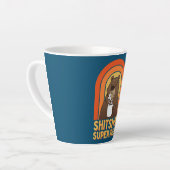 KAFFEE BEAR SHITSHOW SUPERVISOR Funny Boss Milchtasse (Linke Ecke)