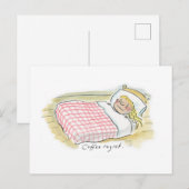 Kaffee-Bedauern Postkarte (Vorne/Hinten)