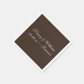Kaffee Beere Beste Farbe Design Napkins Serviette (Ecke)