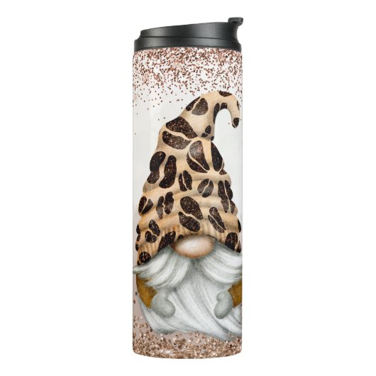 Kaffee Beere Gnome Funny Thermal Tumbler Thermosbecher (Nach links gedreht)