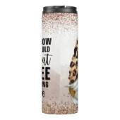 Kaffee Beere Gnome Funny Thermal Tumbler Thermosbecher (Rückseite)