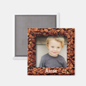 Kaffee Beeren Foto Personalisiert Geschenk Name Magnet (Vorderseite/Rückseite)